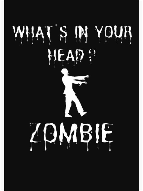 zombie|what's in your head zombie.